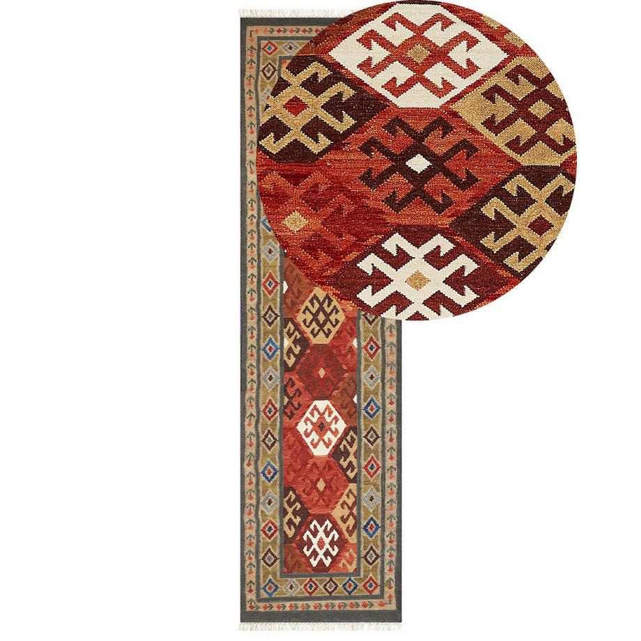 Beliani Tapis en Laine Rustique URTSADZOR  