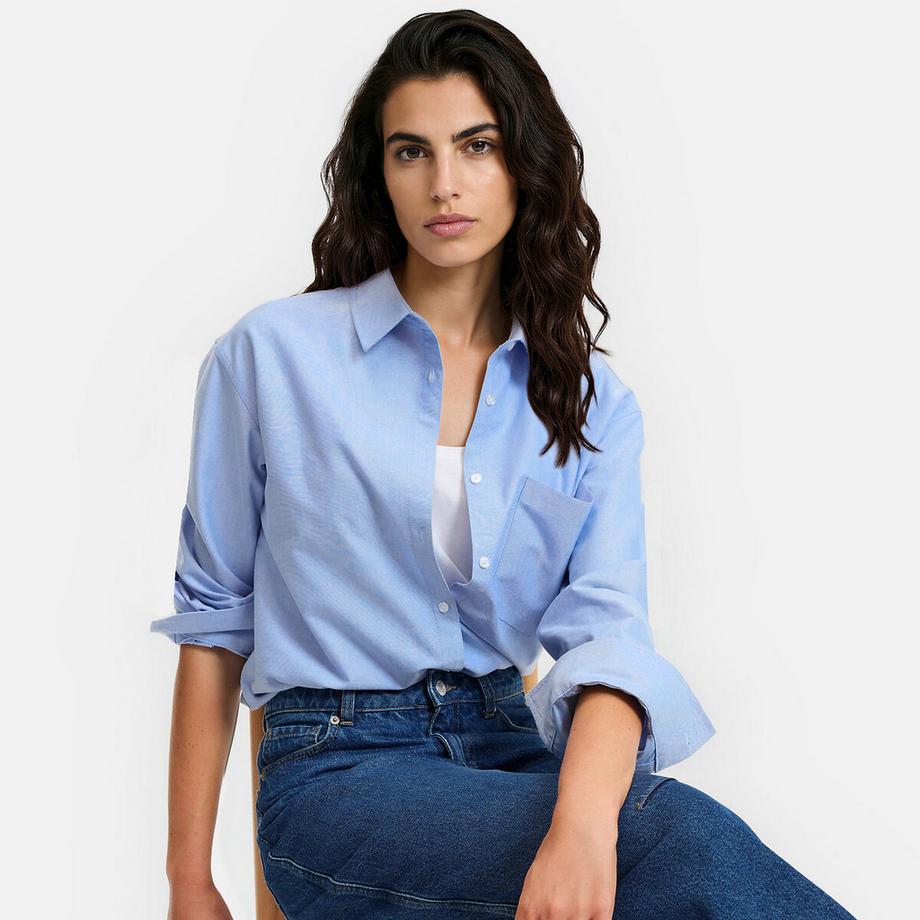 Chemise ample en coton