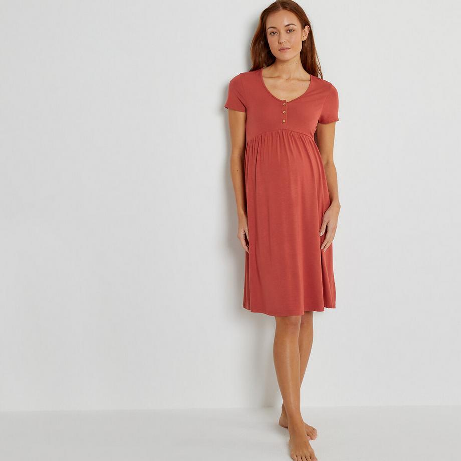 La Redoute Collections Camicia da notte per gravidanza e allattamento  