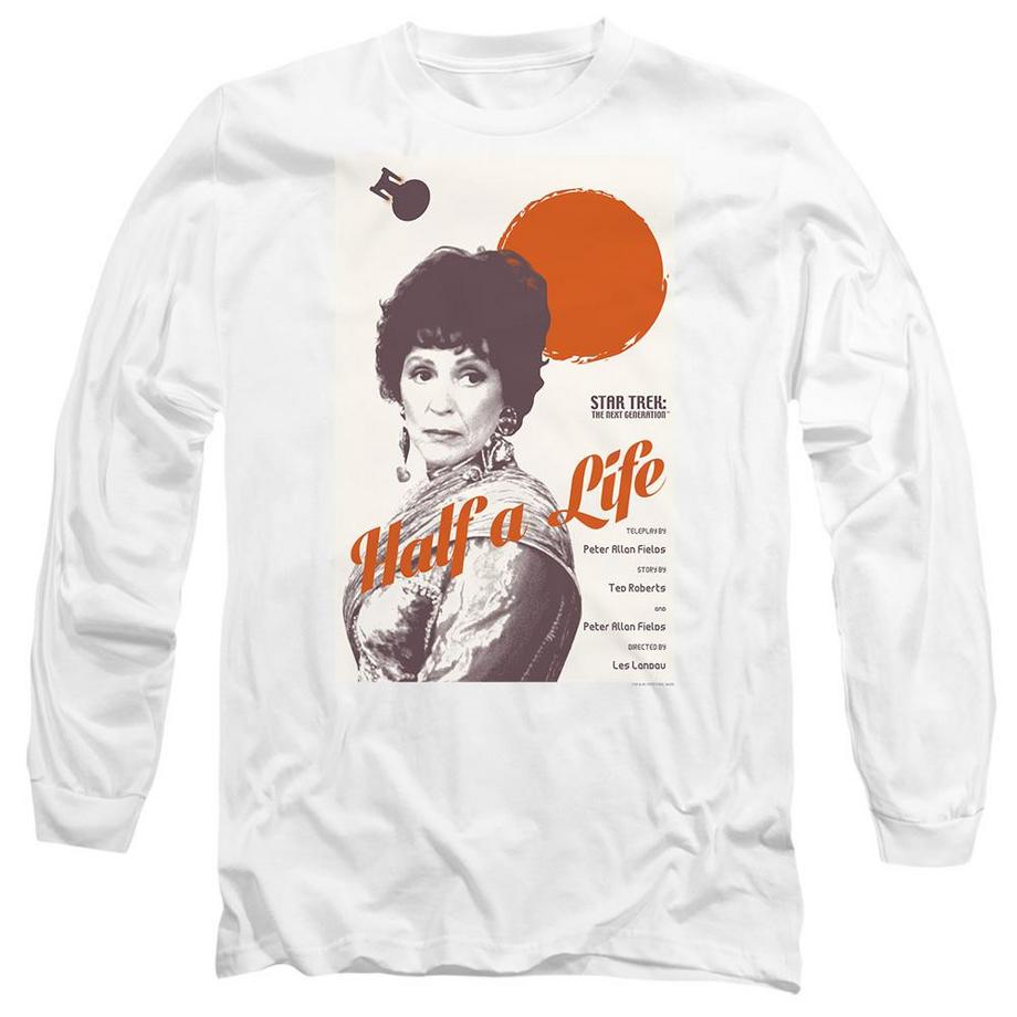 Star Trek The Next Generation Season 4 Episode 22 T-Shirt Maniche Lunghe  