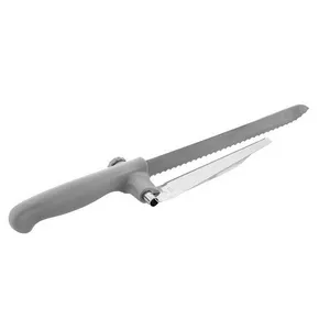 Coltello da pane con guida di taglio regolabile