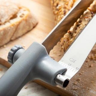 InnovaGoods Couteau à pain avec guide de coupe réglable  