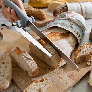 InnovaGoods Couteau à pain avec guide de coupe réglable  