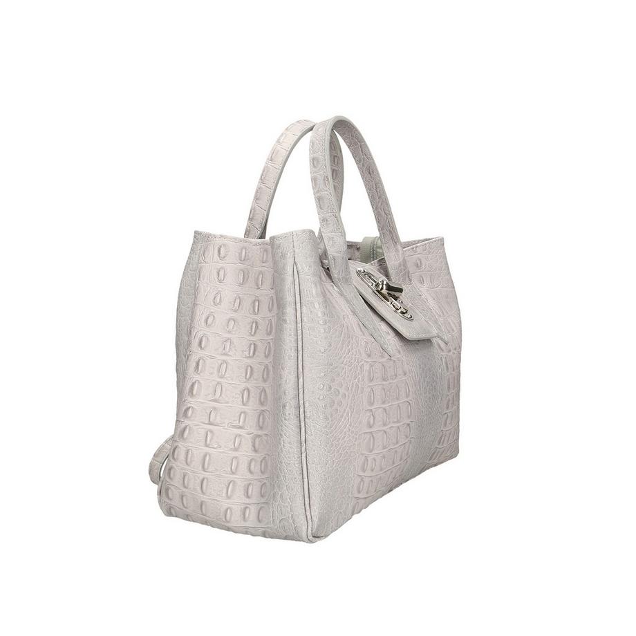 Gave Lux Borsa a mano Pelle Goffrata Coccodrillo  