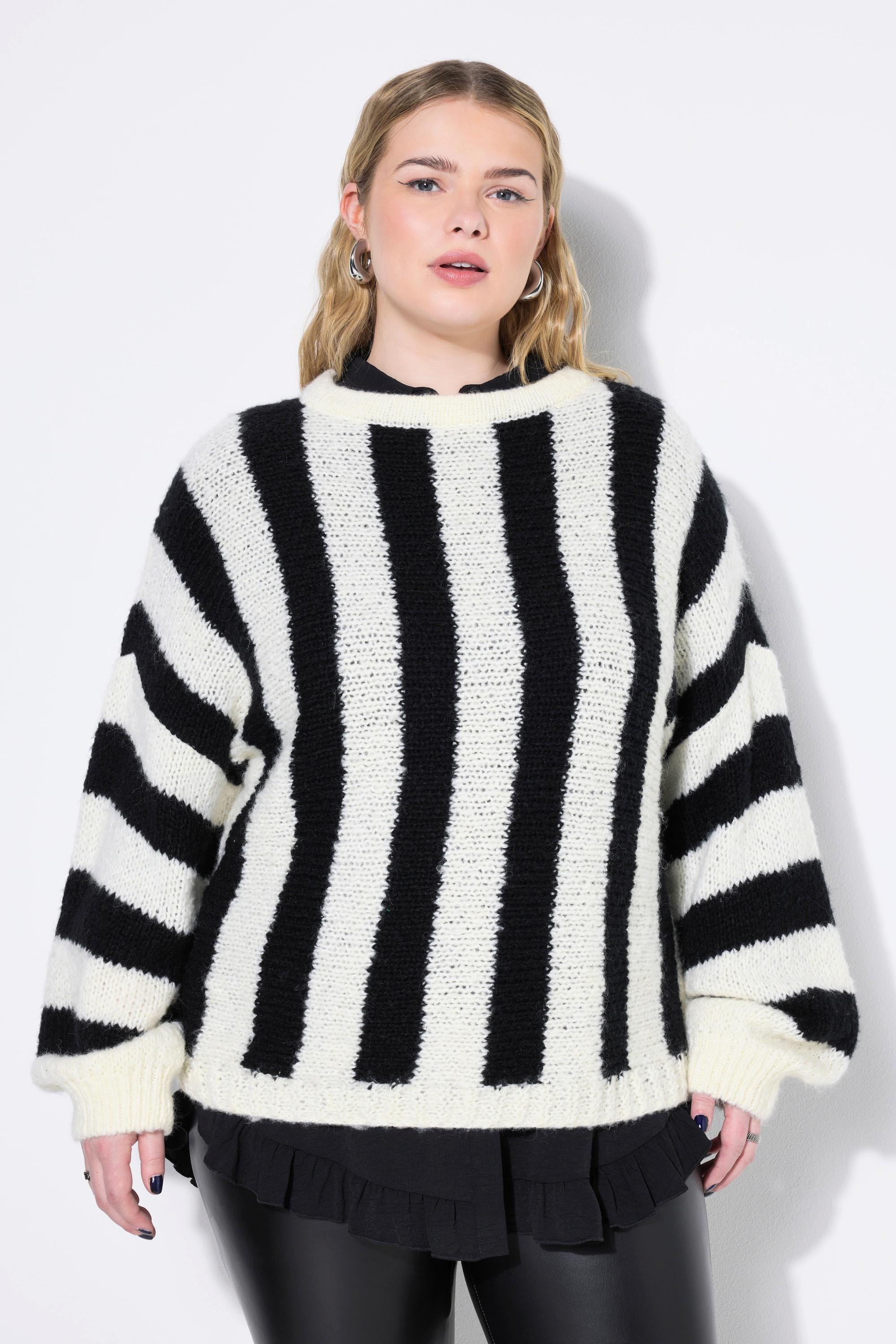 Studio Untold Oversized Gestreifter Pullover  