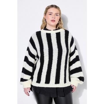 Maglione dal taglio oversize con righe