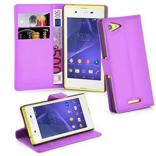 Cadorabo  Housse compatible avec Sony Xperia E3 - Coque de protection avec fermeture magnétique, fonction de support et compartiment pour carte 