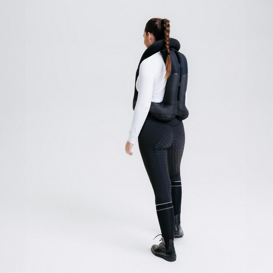 CAPERLAN  Airbag-Schutzweste Reiten Polyester 