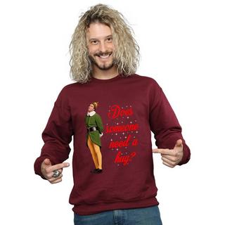 Elf Does Someone Need a Hug Sweatshirt  