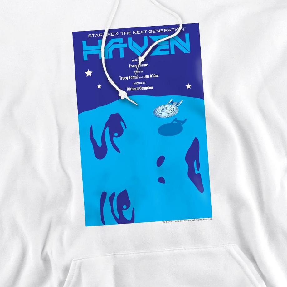 Star Trek The Next Generation Season 1 Episode 11 Felpa con Cappuccio  