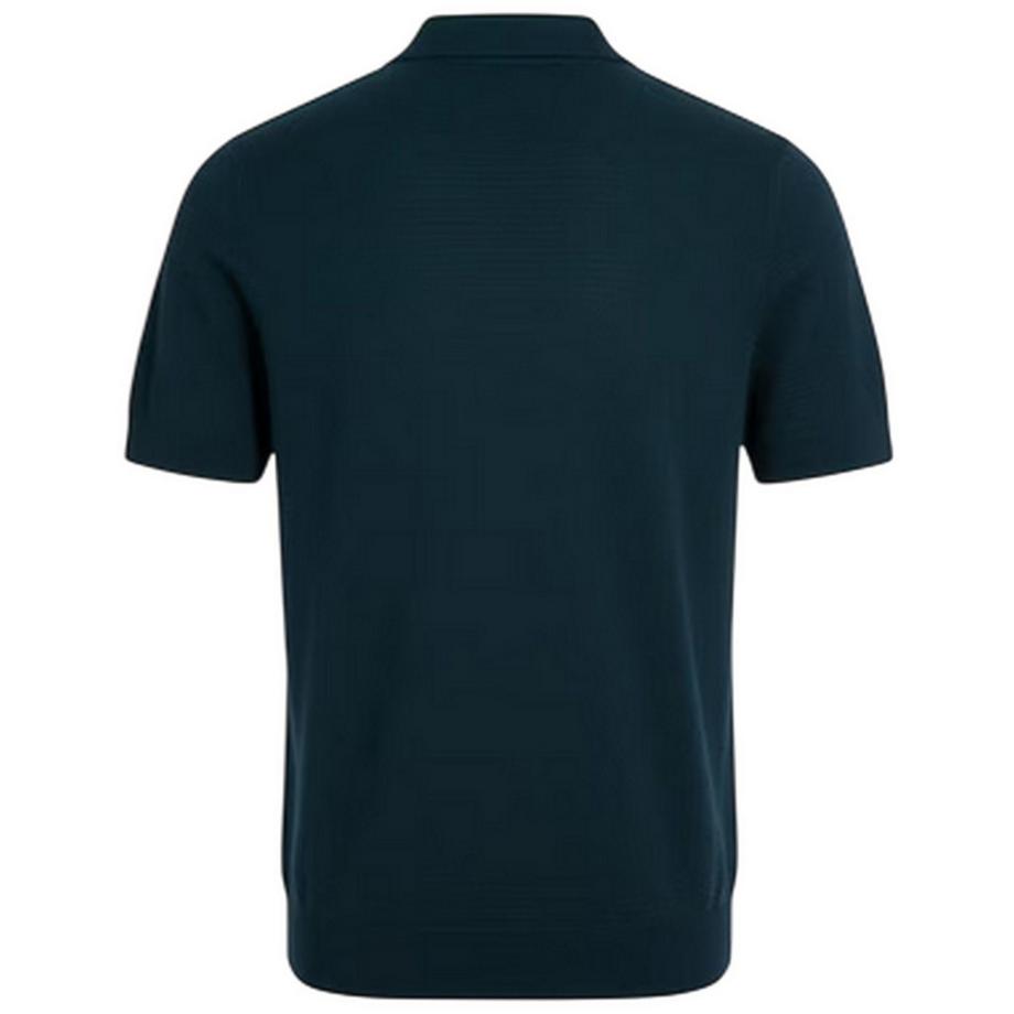LYLE & SCOTT Maglietta Polo Jersey con Motivo Spina di Pesce  