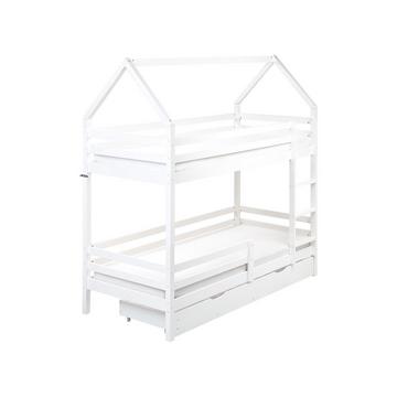 Lit superposé en Bois de pin Scandinave GIRGOLS