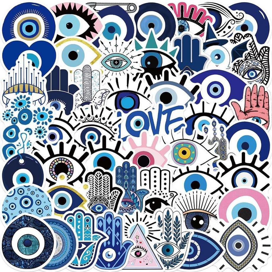 Gameloot  Autocollants - yeux cool - 50 pcs 