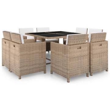 Gartenmöbel-set poly-rattan