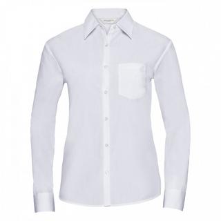 Russell Collection Langarm Bluse  