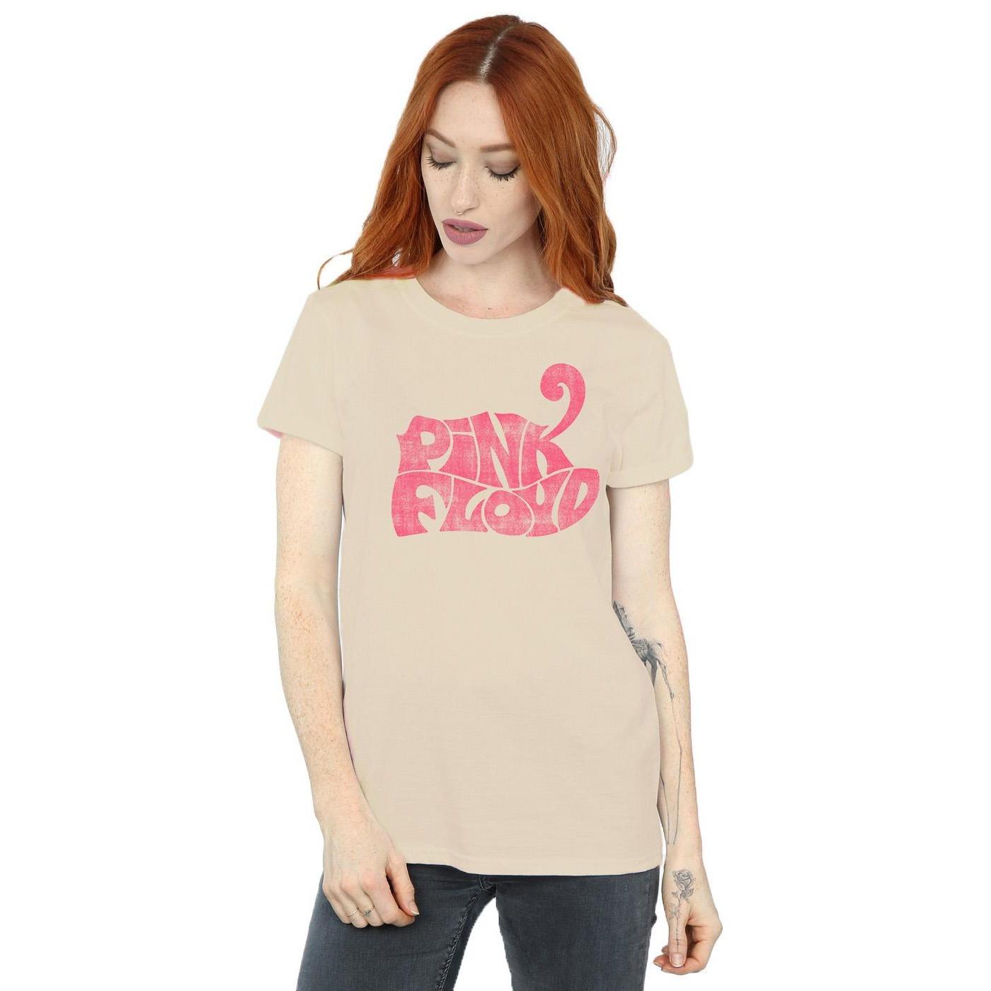 Pink Floyd Pink Floyd Logo T-Shirt Stampata  