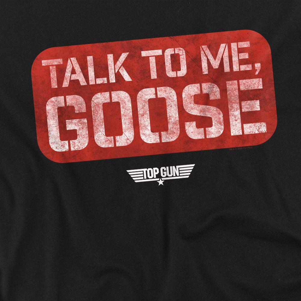 Top Gun Talk To Me Goose T-Shirt Maniche Lunghe  