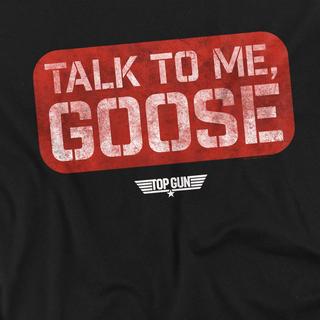 Top Gun Talk To Me Goose T-Shirt Maniche Lunghe  