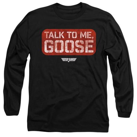 Top Gun Talk To Me Goose T-Shirt Maniche Lunghe  