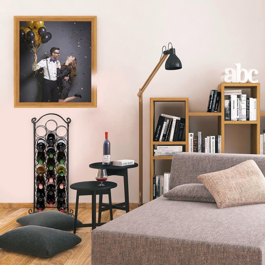 B2X Grand casier à vin en métal  