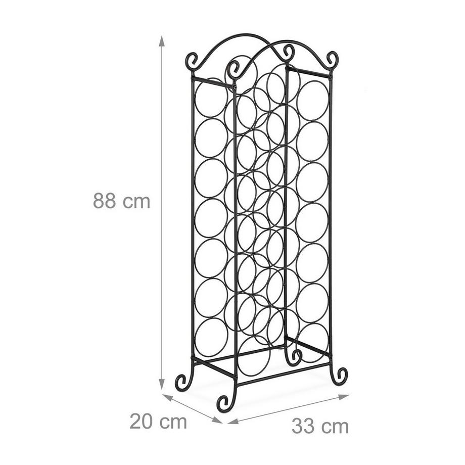 B2X Grand casier à vin en métal  