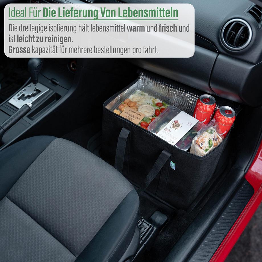 Only-bags.store  2 Stück Einkaufstasche Wiederverwendbare faltbare Kühltasche Einkaufskorb 