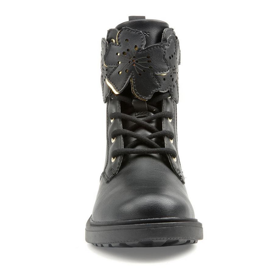 GEOX Eclair Stivaletti Combat con Dettaglio Floreale  