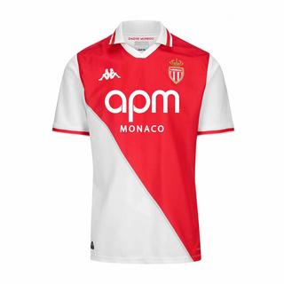 Kappa  heimtrikot für kinder as monaco 2024/25 