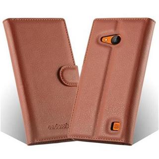 Cadorabo  Housse compatible avec Nokia Lumia 730 - Coque de protection avec fermeture magnétique, fonction de support et compartiment pour carte 