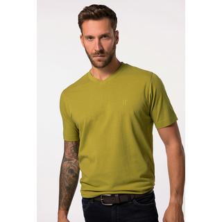 JP1880  T-shirt basic con scollo a V e mezze maniche in confezione doppia, disponibili fino alla tg. 8XL 