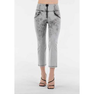 FREDDY  Push up-Jeans WR.UP® gebleicht mit hohem Taillenbund mit Cropped-Saum aus Denim-Webstoff 