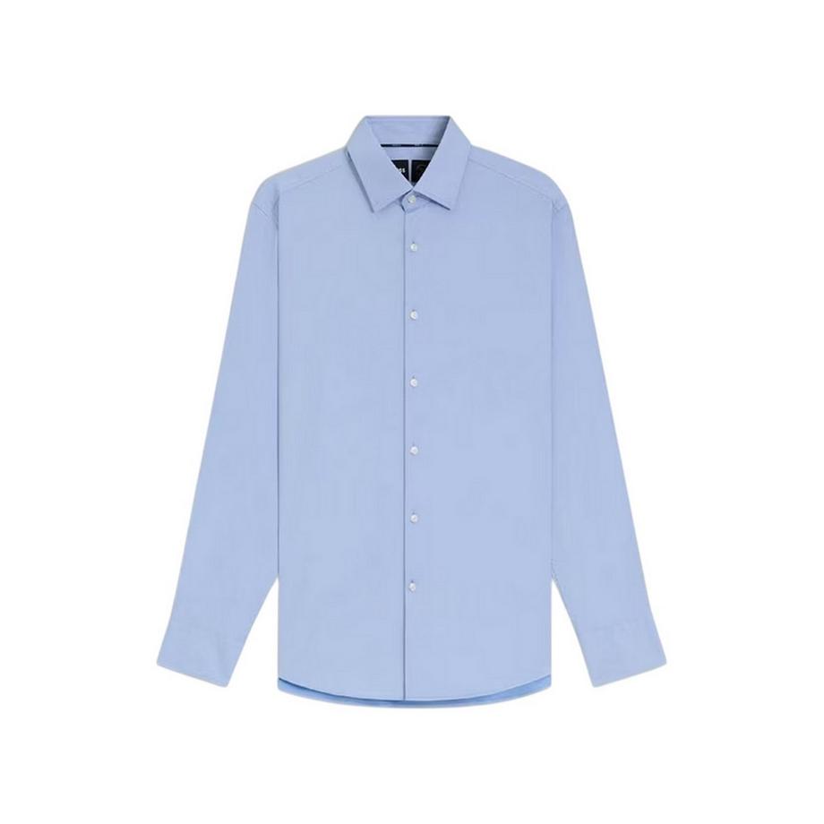P Hank Camicia Oxford Collare Kent Manica Lunga