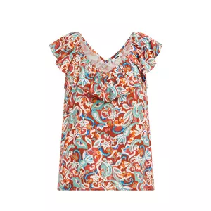 Top À Motif Femme