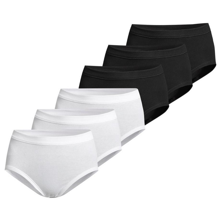 Feinripp lot de 6  - culottes taille haute