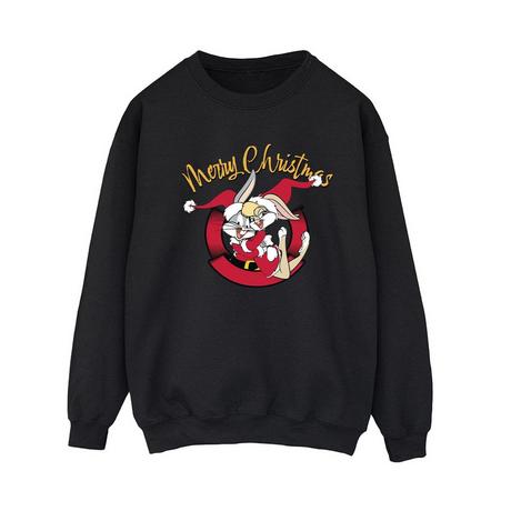 LOONEY TUNES Merry Christmas Bugs Bunny Sweatshirt  