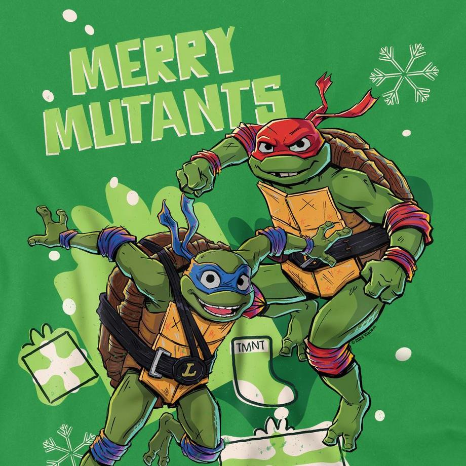 TEENAGE MUTANT NINJA TURTLE  Merry Mutants Maglietta Natale 