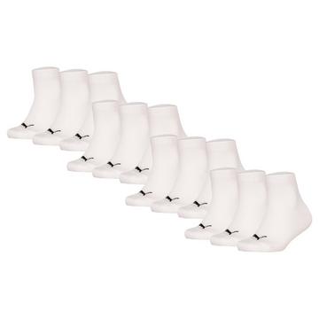 Calzini Unisex Confezione da 12 Vestibilità confortevole-Plain Quarter 12P