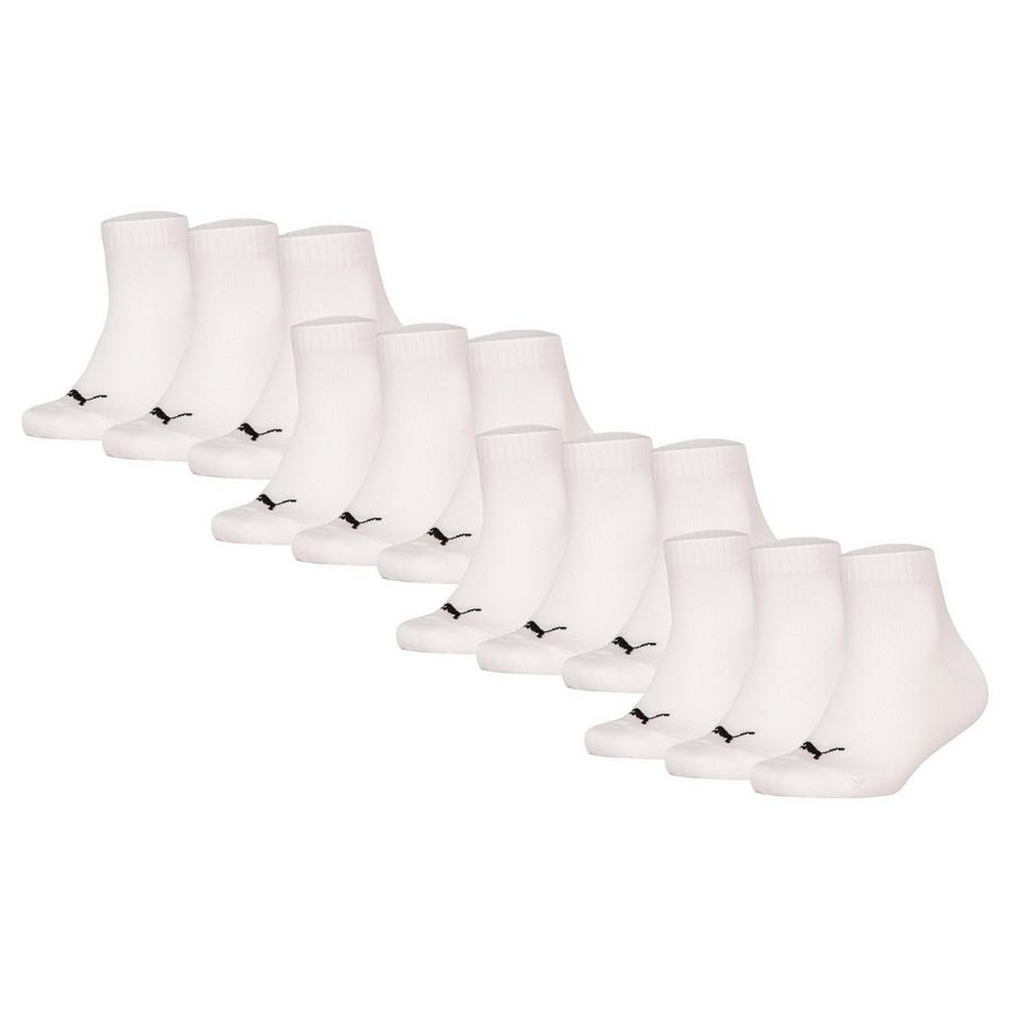 PUMA  Calzini Unisex Confezione da 12 Vestibilità confortevole-Plain Quarter 12P 