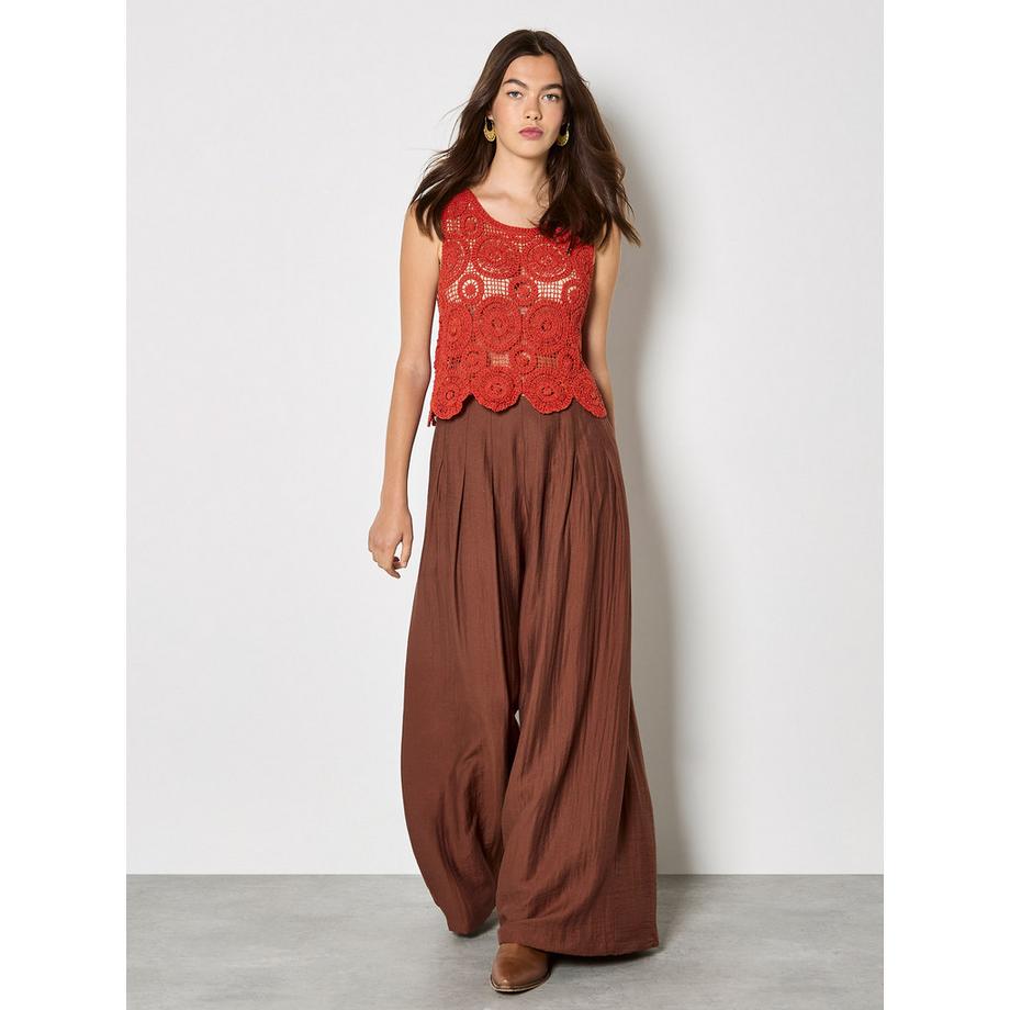 APRICOT Häkel-Kreis-Crop-Top  