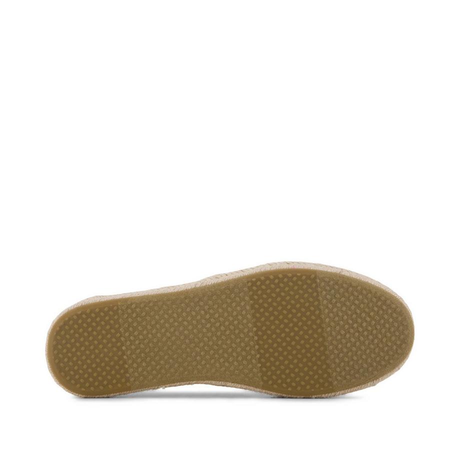 TOMS Espadrilles à rayures métalliques et semelle corde  