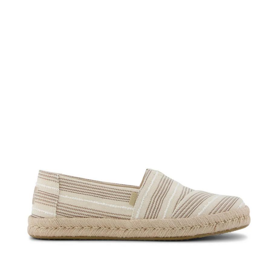 Espadrilles à rayures métalliques alpargata rope 2.0