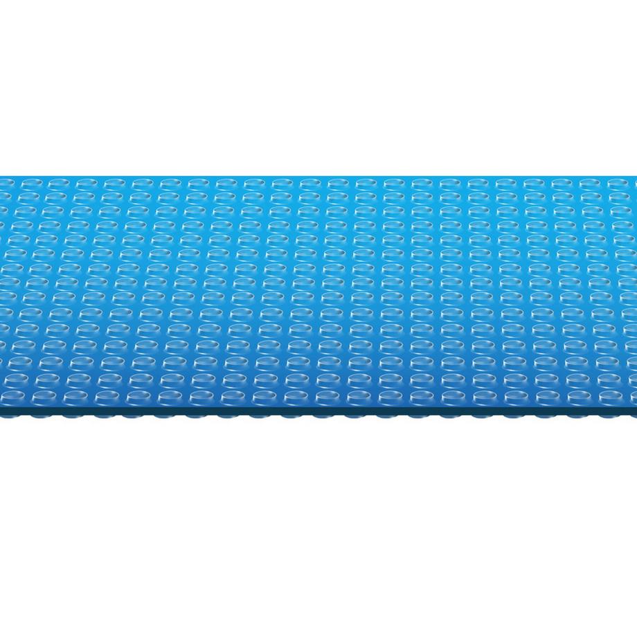 Tectake  Poolabdeckung Polyethylen,selbstschwimmend,strapazierfähig,zuschnittbar,274x549 cm,Luftpolster 10 mm 