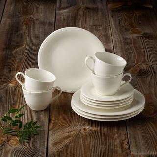 like. by Villeroy & Boch Service a cafe 12pcs Color Loop Natural  