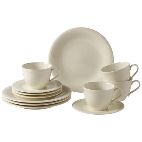 like. by Villeroy & Boch Service a cafe 12pcs Color Loop Natural  