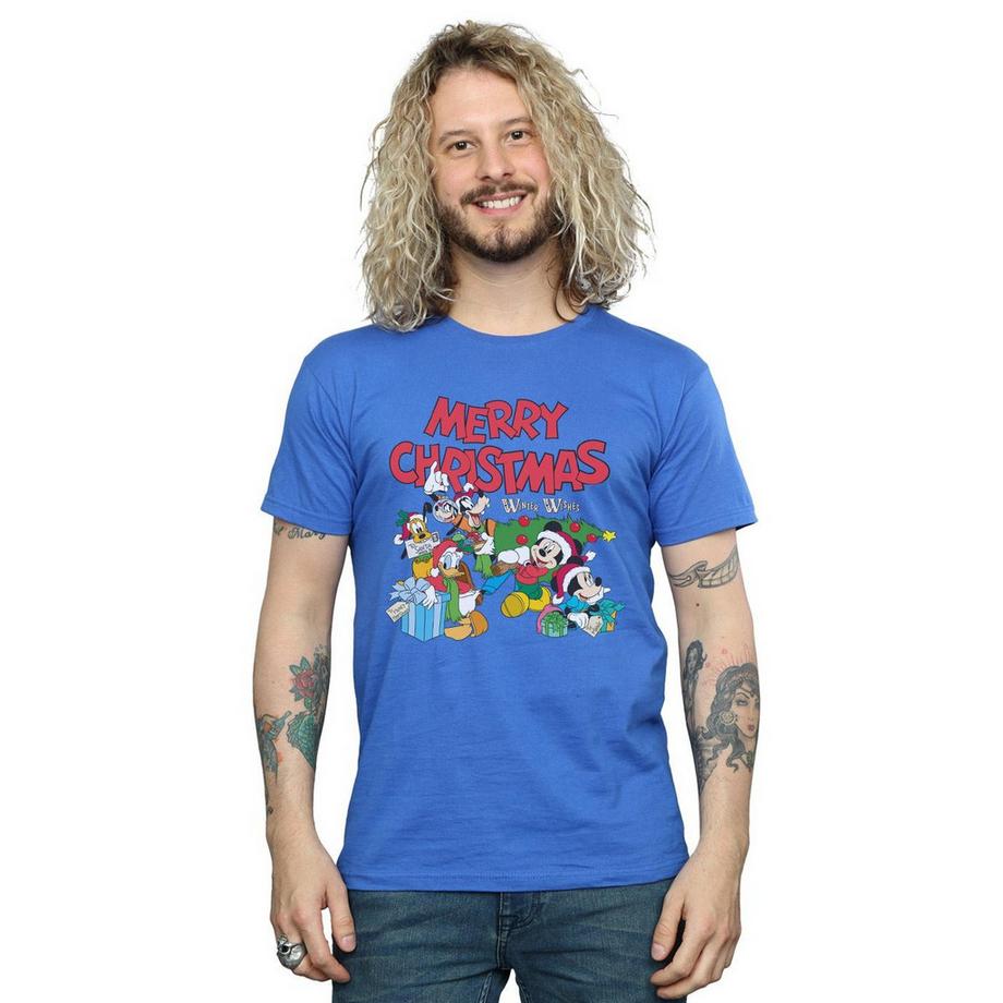 Disney Mickey Mouse And Friends Winter Wishes T-Shirt  