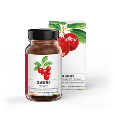 Sekoya Swiss  Cranberry | D-Mannose | Gegen Harnwegsinfektionen 