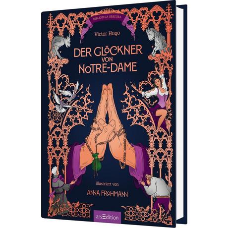 Biblioteca Obscura: Der Glöckner von Notre-Dame Hugo, Victor; Frohmann, Anna (Illustrationen) Couverture rigide 