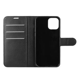 Cover-Discount  iPhone 12 / 12 Pro - Etui en cuir coque noir 