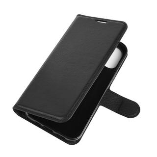 Cover-Discount  iPhone 12 / 12 Pro - Etui en cuir coque noir 