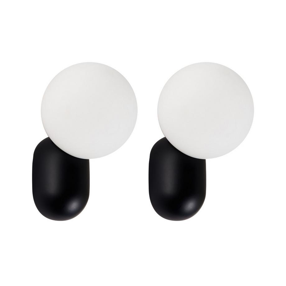 Lot de 2 lampes murales en Verre  HELME